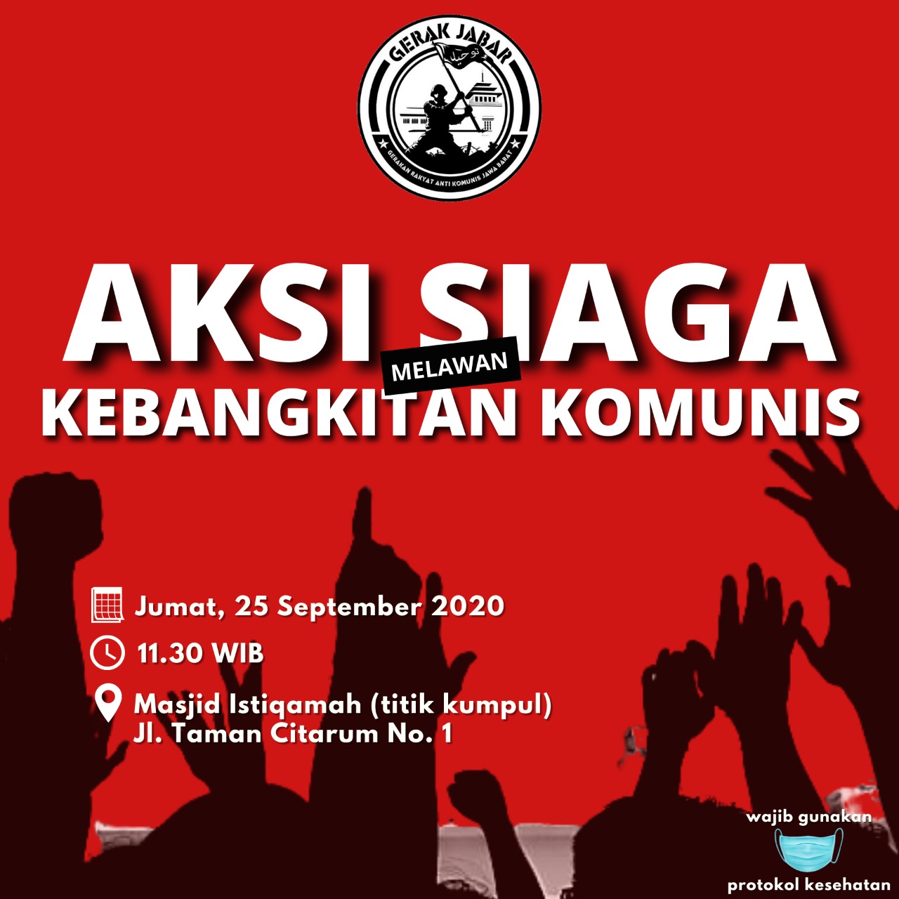 AKSI SIAGA MELAWAN KEBANGKITAN KOMUNIS⁣⁣